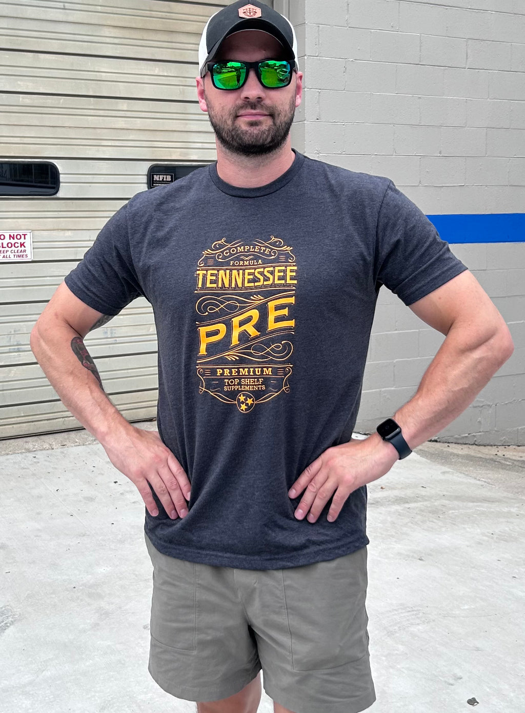 Tennessee Pre T-Shirt Grey/Orange