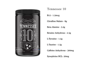 Tennessee 10 Blackberry Winter Pre Workout