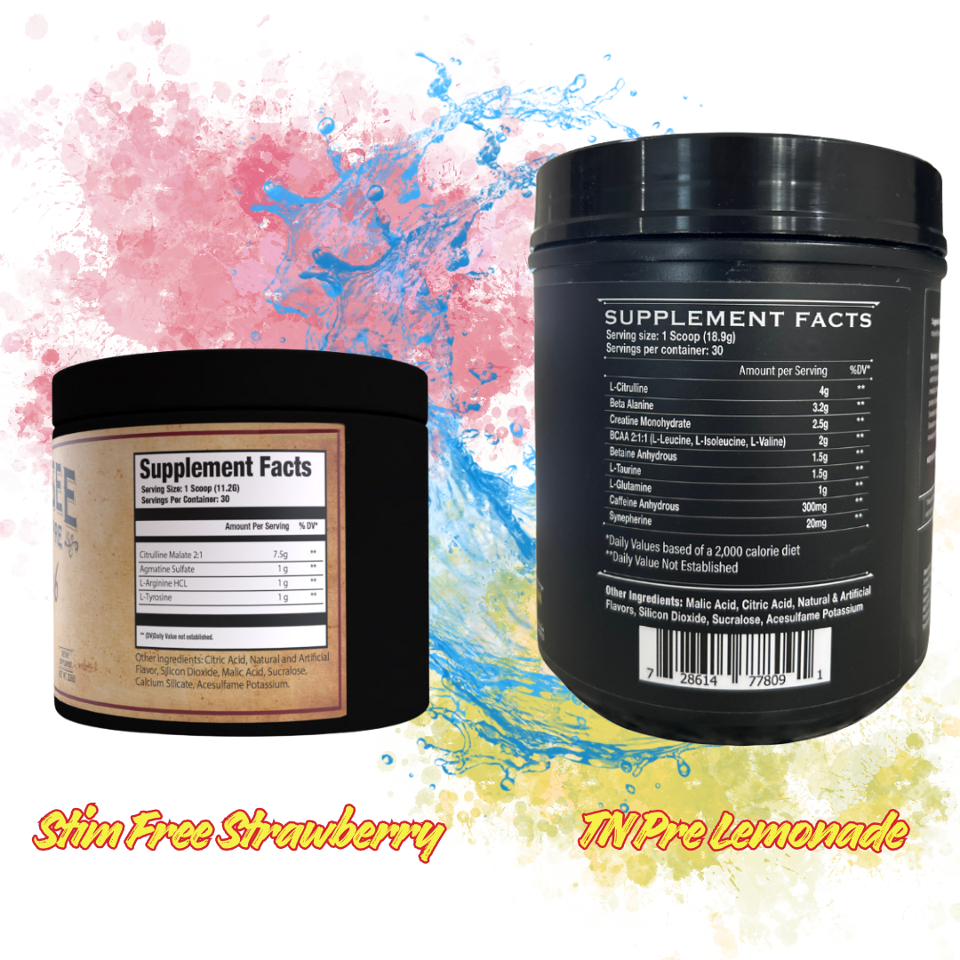 Strawberry Lemonade Pre Workout Stack Limited Run!